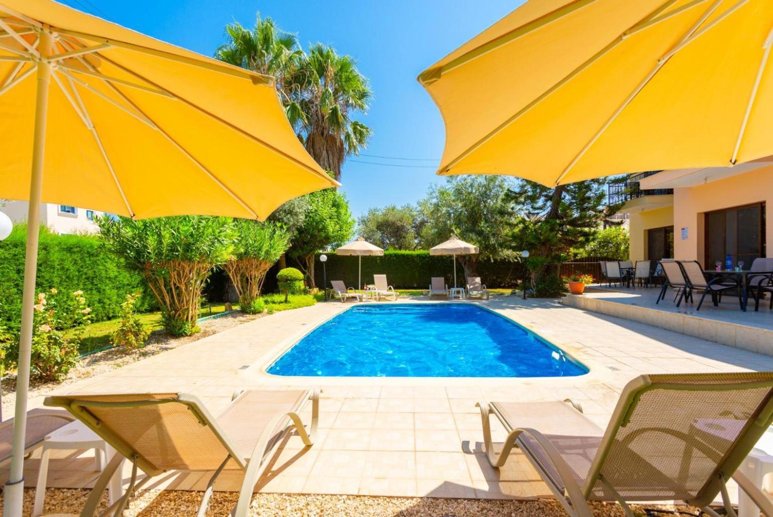 Villa Halima Stefanos Polis Bagian luar foto