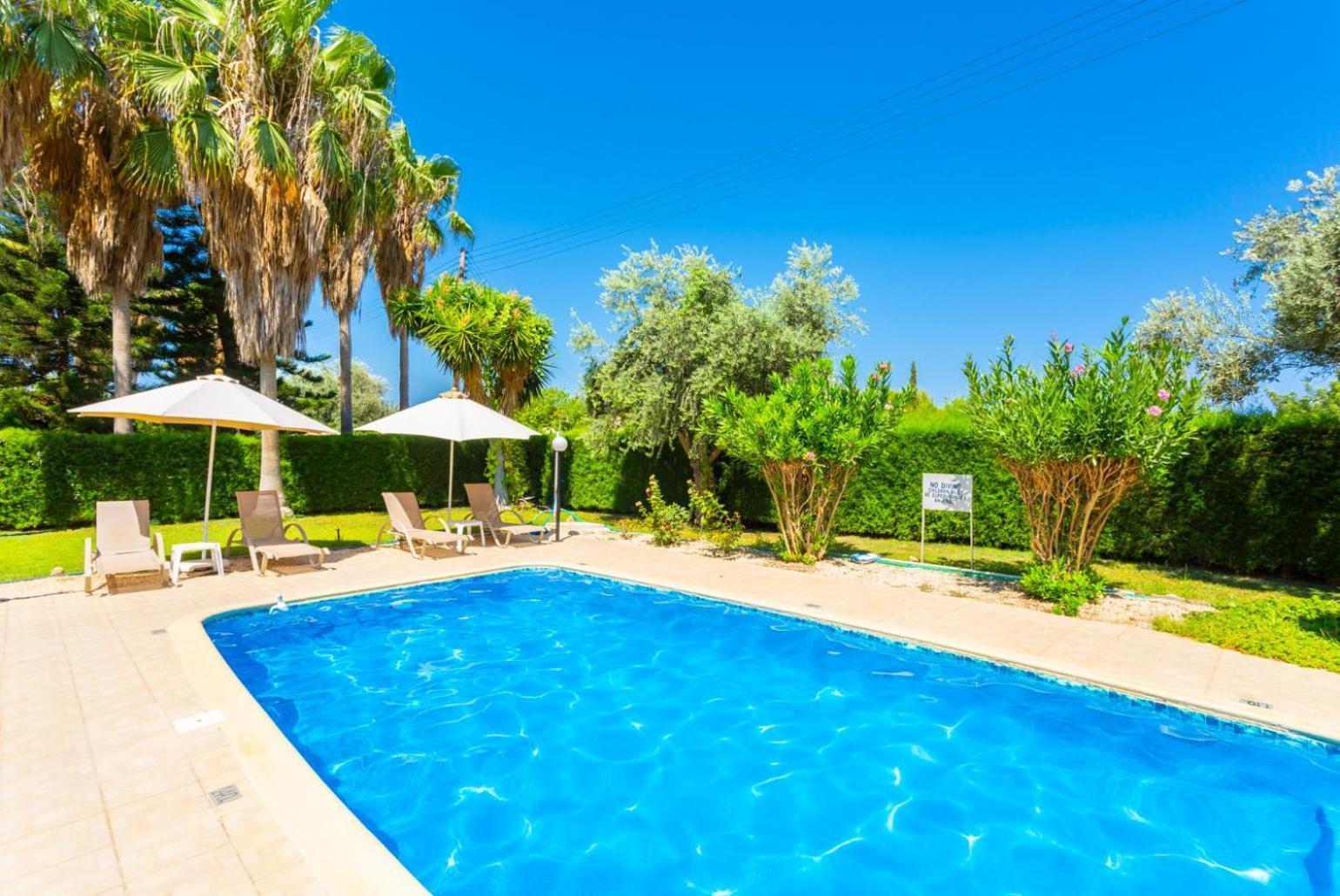 Villa Halima Stefanos Polis Bagian luar foto