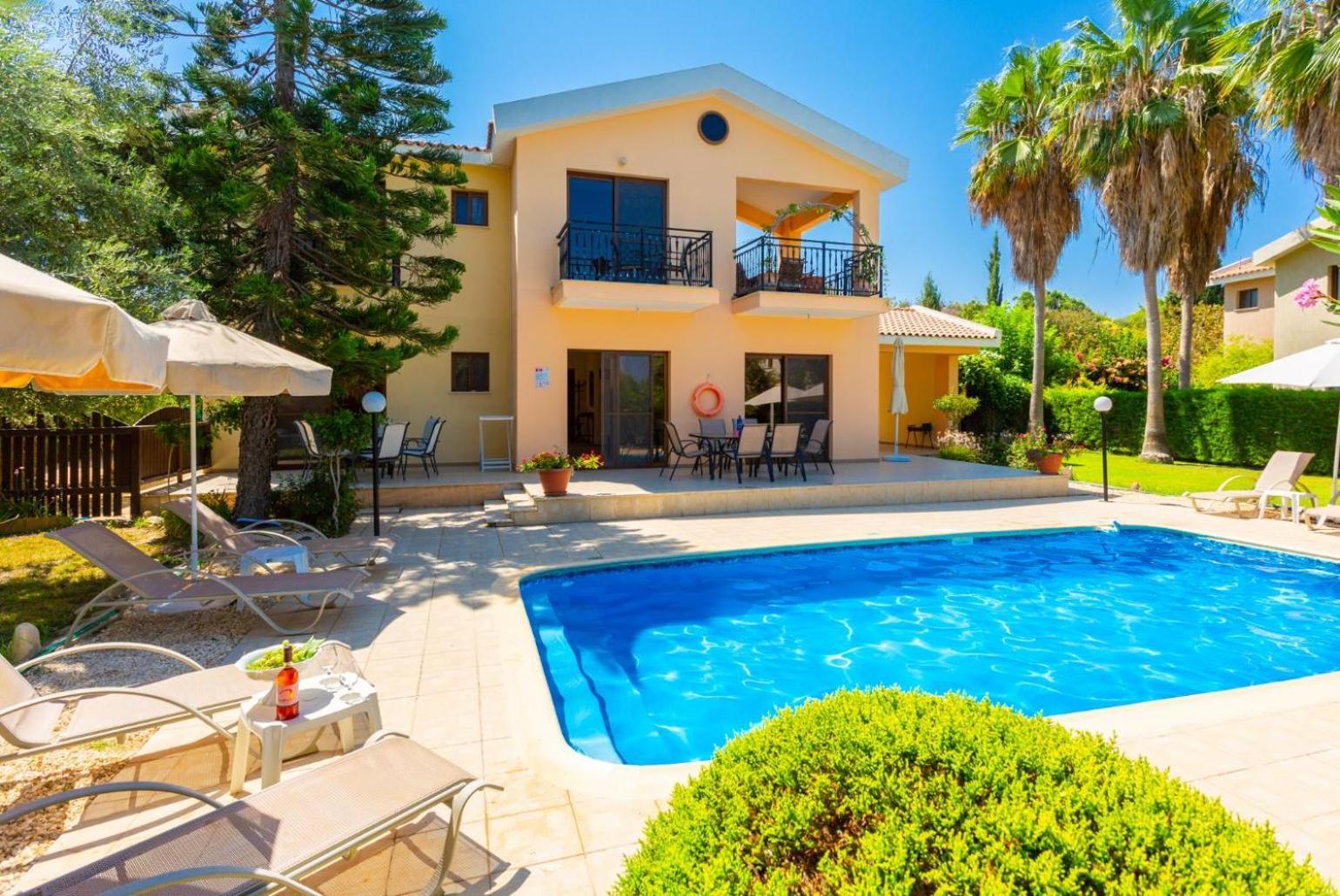 Villa Halima Stefanos Polis Bagian luar foto