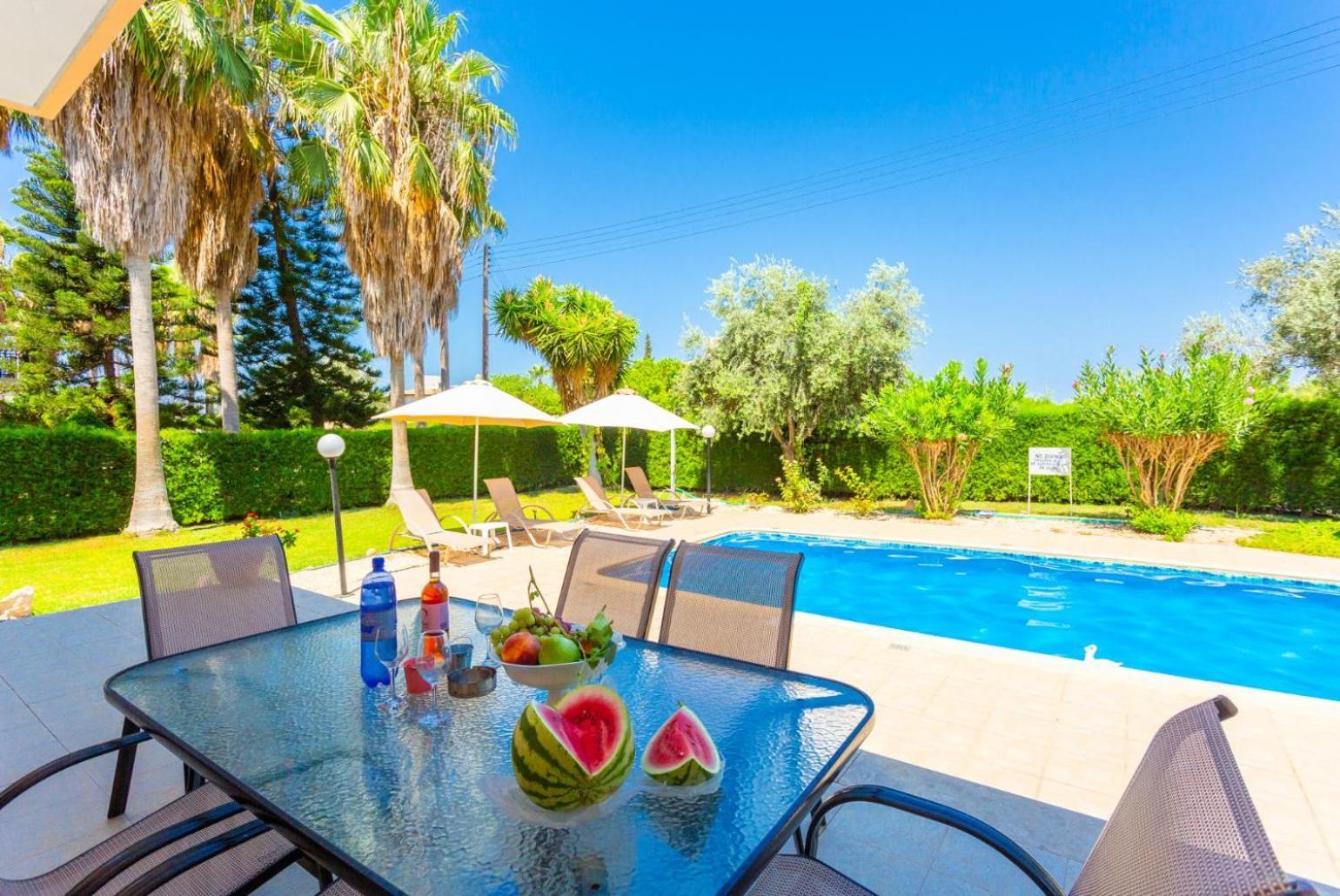 Villa Halima Stefanos Polis Bagian luar foto